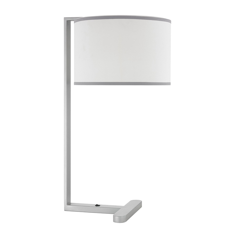 Jednoduchý styl kovové stolní lampy s mini rockerovým přepínačem v místnosti pro hosty